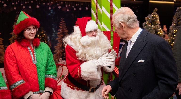 King Charles visits Ealing Broadway