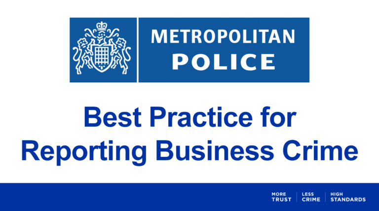 Best Practice for Reporting Business Crime