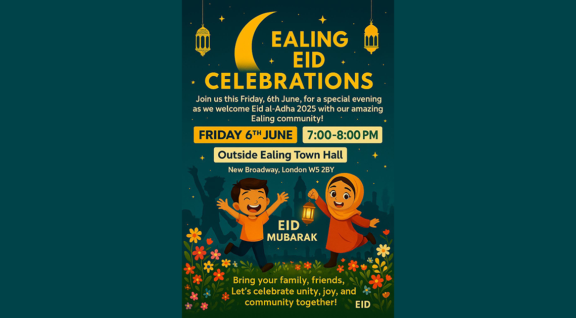 Eid Al-Adha Festival - Outside Ealing Town Hall