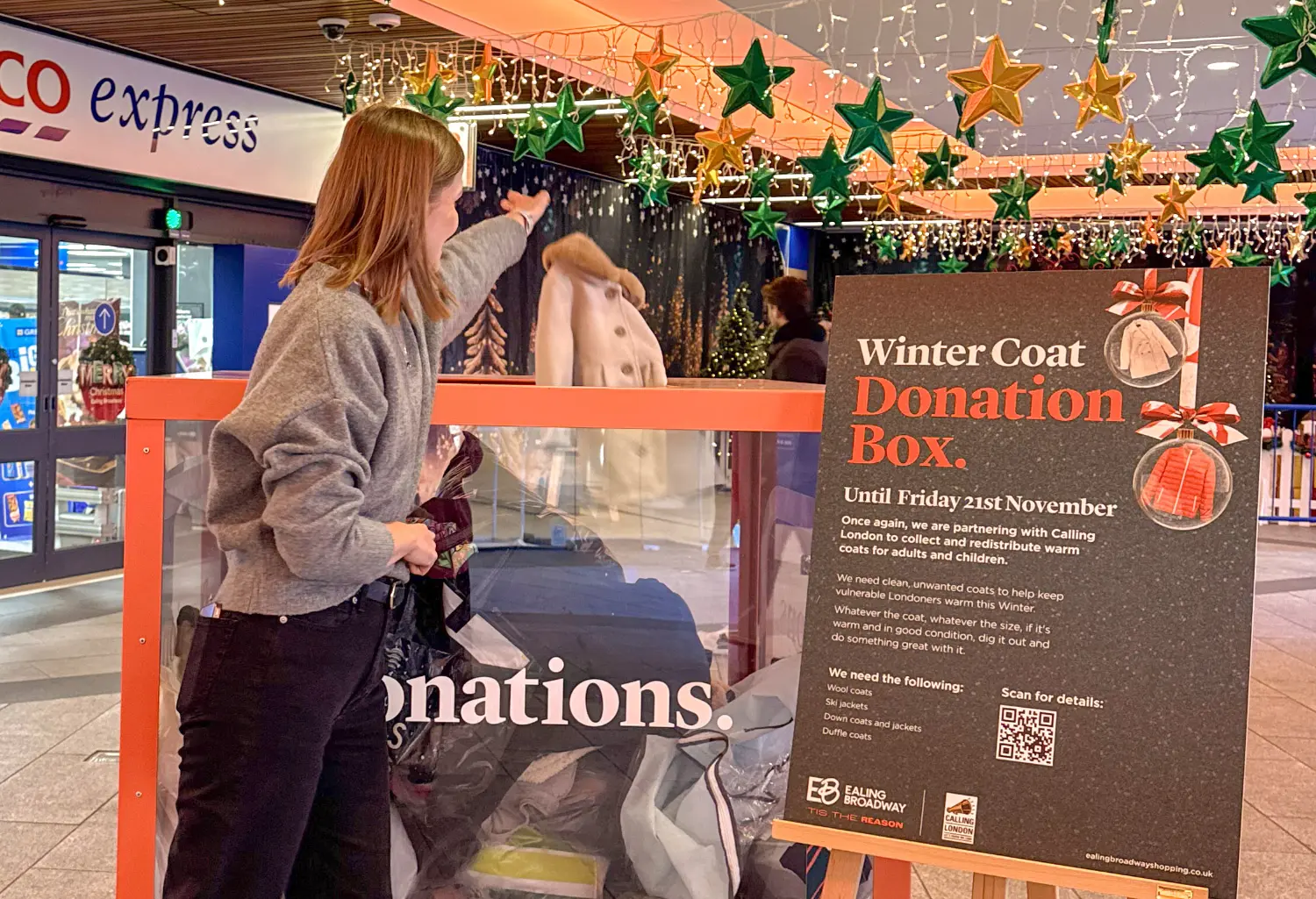Ealing Broadway Shopping Centre's Winter Coat Donation
